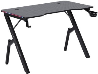 BIURKO DEFENDER INO CZARNE RGB GAMING