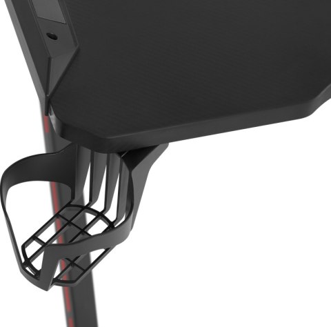 BIURKO DEFENDER JUPITER RGB CZARNE GAMING