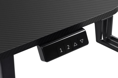 BIURKO DEFENDER SATURN CZARNE EL GAMING