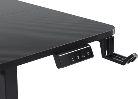 BIURKO DEFENDER SATURN CZARNE EL GAMING