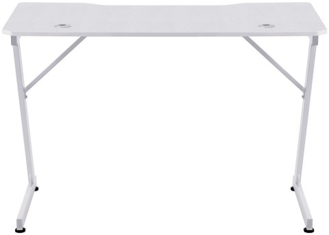 BIURKO DEFENDER SOLAS BIAŁE RGB GAMING