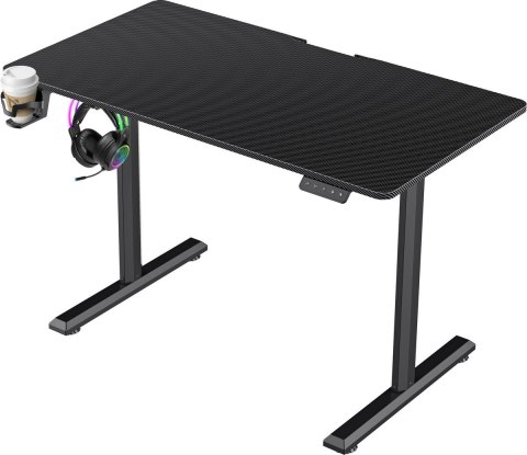 BIURKO DEFENDER VOLT CZARNE EL GAMING
