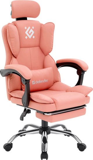 FOTEL DEFENDER EGO RÓŻOWY GAMING