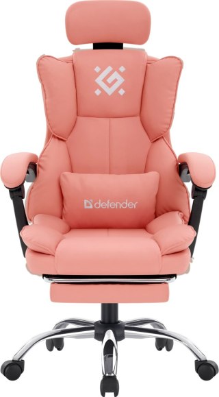 FOTEL DEFENDER EGO RÓŻOWY GAMING