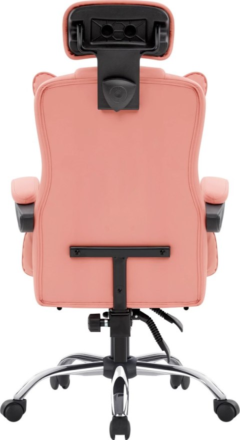 FOTEL DEFENDER EGO RÓŻOWY GAMING