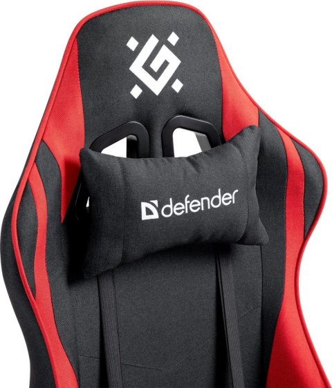 FOTEL DEFENDER KRAKEN CZERWONO-CZARNY GAMING