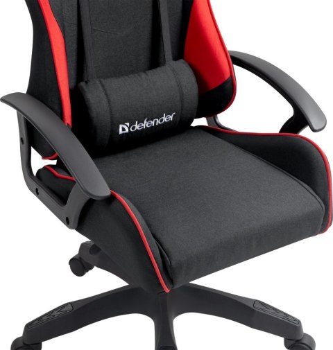 FOTEL DEFENDER KRAKEN CZERWONO-CZARNY GAMING