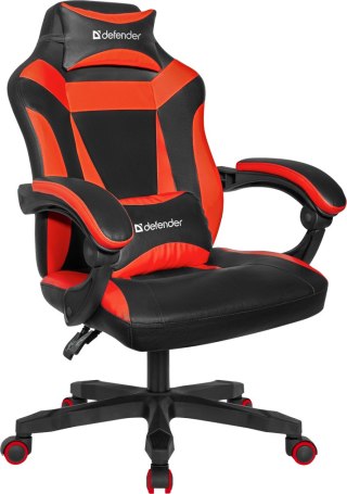 FOTEL DEFENDER MASTER CZERWONO-CZARNY GAMING