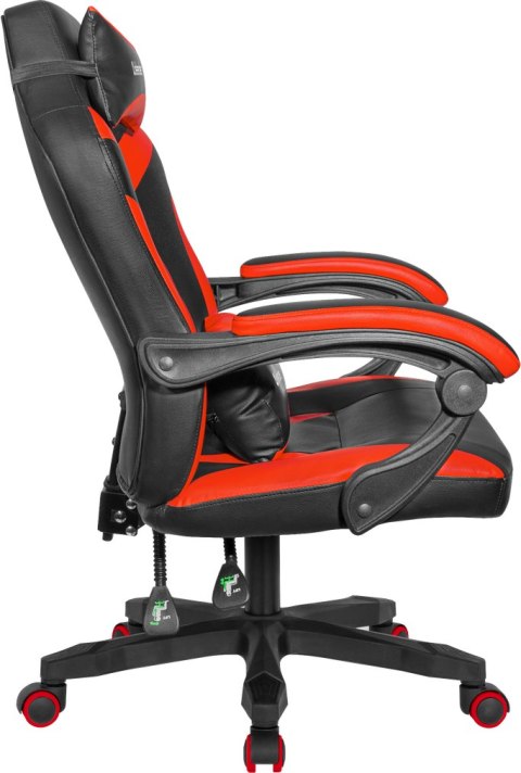 FOTEL DEFENDER MASTER CZERWONO-CZARNY GAMING
