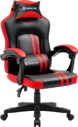 FOTEL DEFENDER MERCURY CZERWONO-CZARNY GAMING