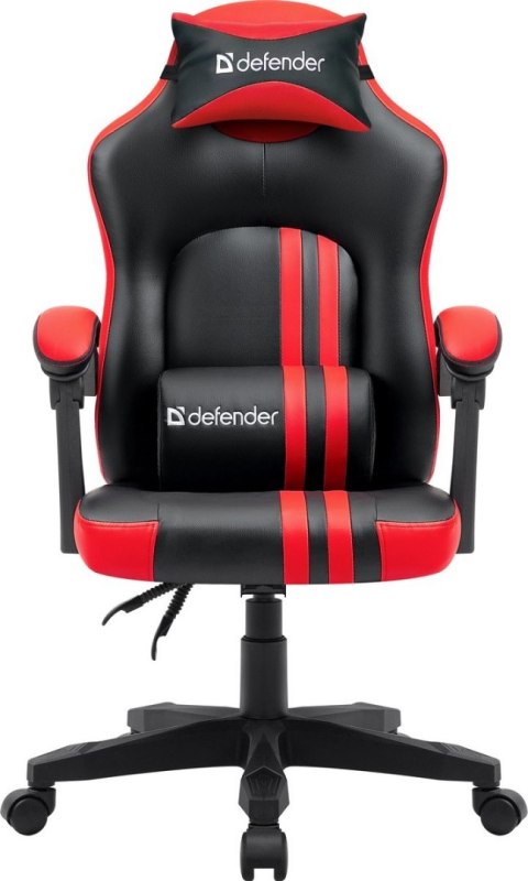 FOTEL DEFENDER MERCURY CZERWONO-CZARNY GAMING