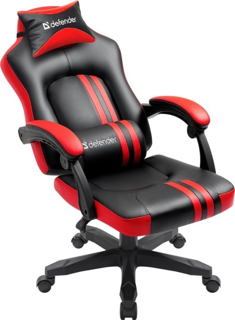 FOTEL DEFENDER MERCURY CZERWONO-CZARNY GAMING