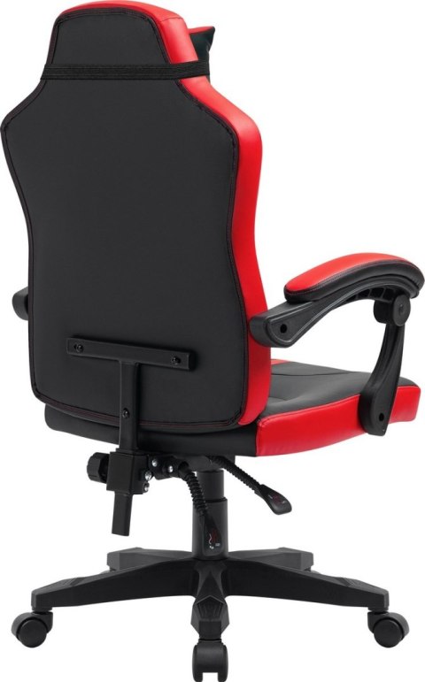 FOTEL DEFENDER MERCURY CZERWONO-CZARNY GAMING