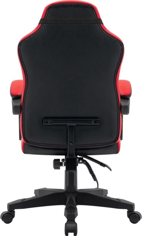 FOTEL DEFENDER MERCURY CZERWONO-CZARNY GAMING