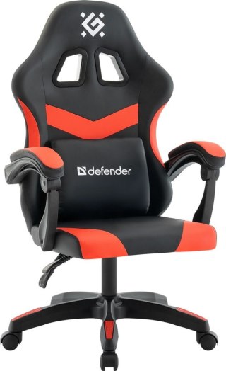 FOTEL DEFENDER RUNA CZERWONO-CZARNY GAMING