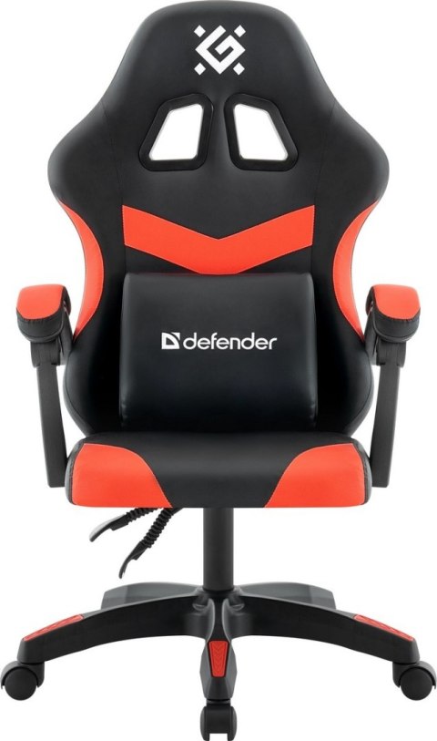 FOTEL DEFENDER RUNA CZERWONO-CZARNY GAMING