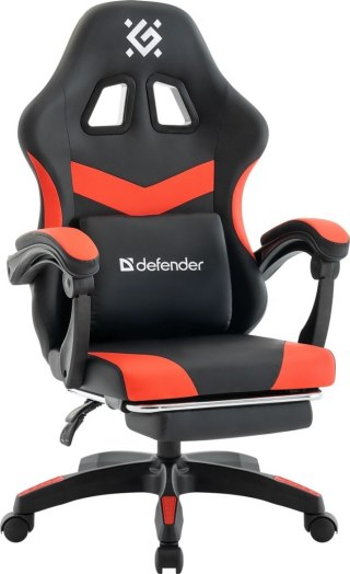 FOTEL DEFENDER RUNA PRO CZERWONO-CZARNY GAMING