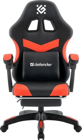 FOTEL DEFENDER RUNA PRO CZERWONO-CZARNY GAMING