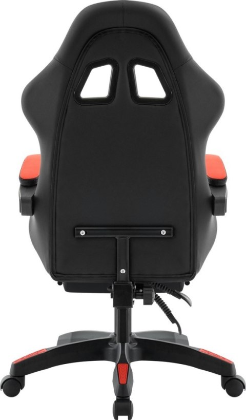 FOTEL DEFENDER RUNA PRO CZERWONO-CZARNY GAMING