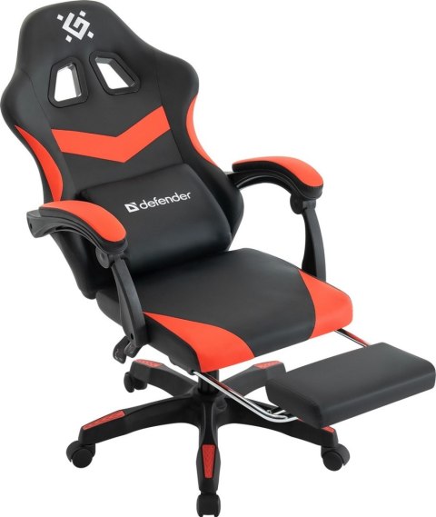 FOTEL DEFENDER RUNA PRO CZERWONO-CZARNY GAMING