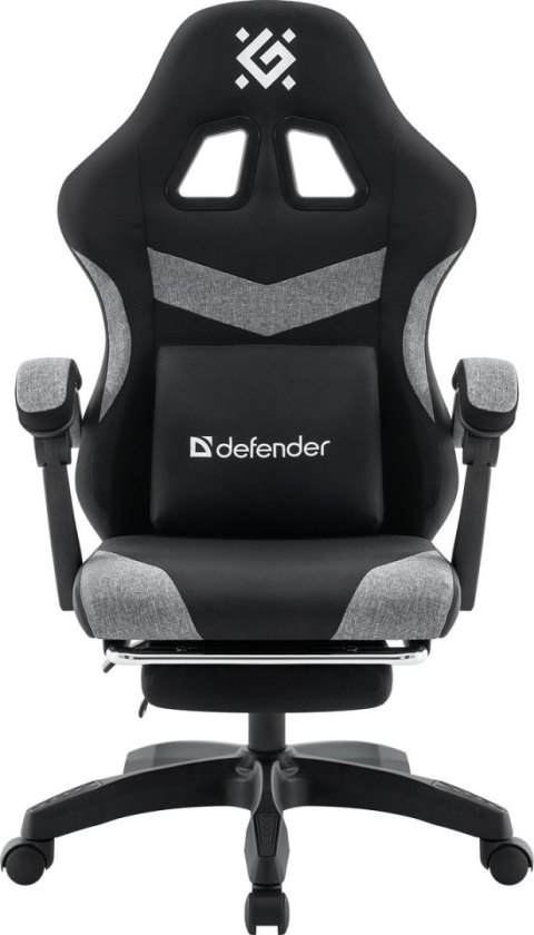 FOTEL DEFENDER RUNA PRO SZARO-CZARNY GAMING