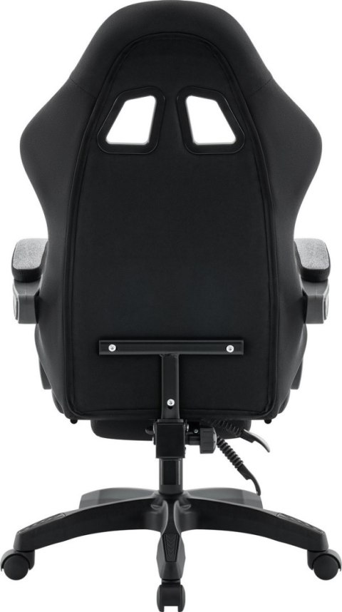 FOTEL DEFENDER RUNA PRO SZARO-CZARNY GAMING