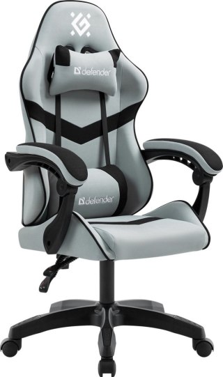 FOTEL DEFENDER SAVAGE SZARO-CZARNY GAMING
