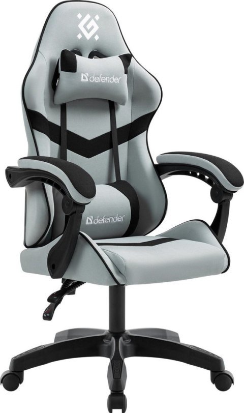 FOTEL DEFENDER SAVAGE SZARO-CZARNY GAMING