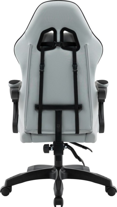 FOTEL DEFENDER SAVAGE SZARO-CZARNY GAMING