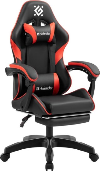 FOTEL DEFENDER SERENITY CZERWONO-CZARNY GAMING