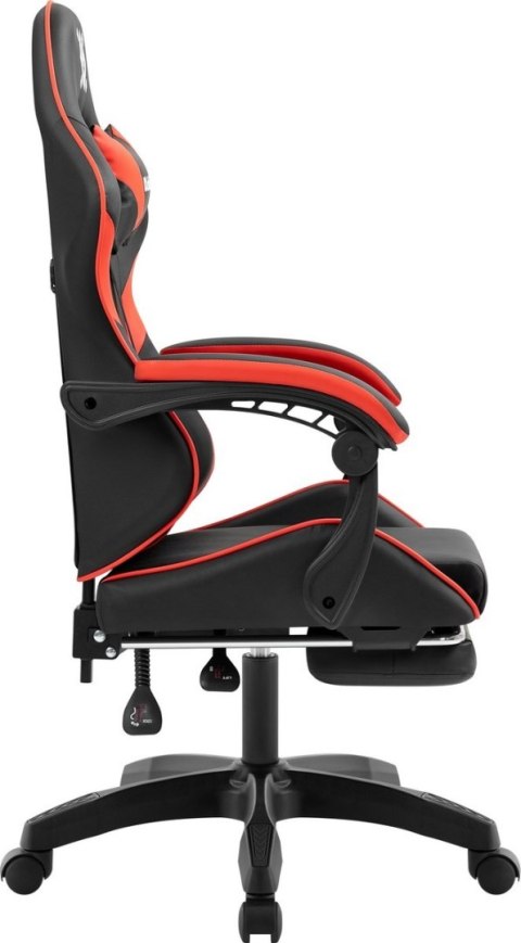 FOTEL DEFENDER SERENITY CZERWONO-CZARNY GAMING