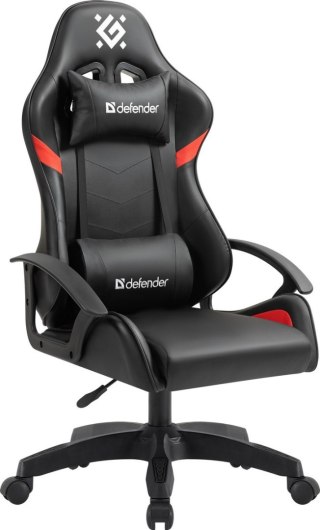 FOTEL DEFENDER SHARM CZERWONO-CZARNY GAMING