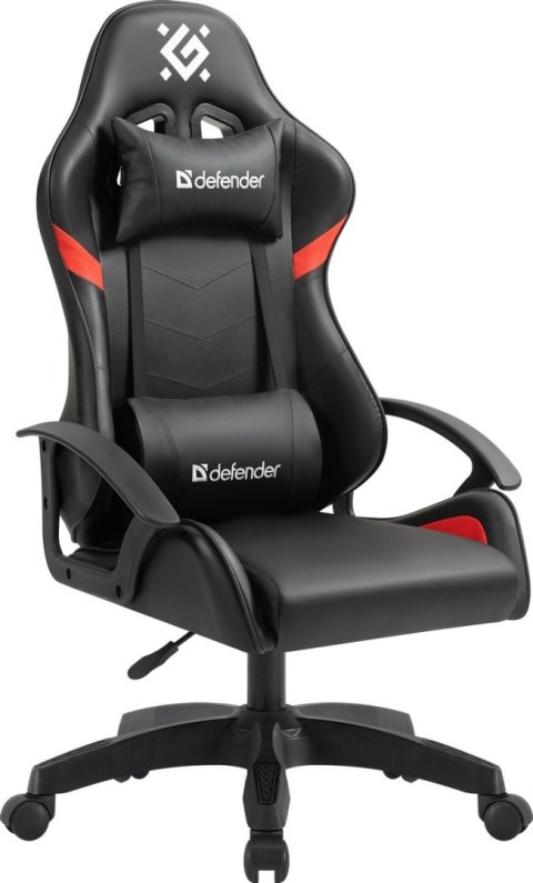 FOTEL DEFENDER SHARM CZERWONO-CZARNY GAMING