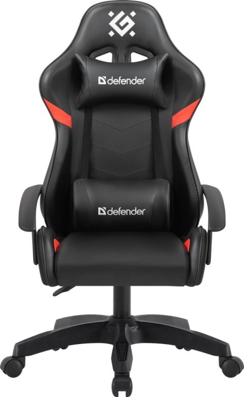FOTEL DEFENDER SHARM CZERWONO-CZARNY GAMING
