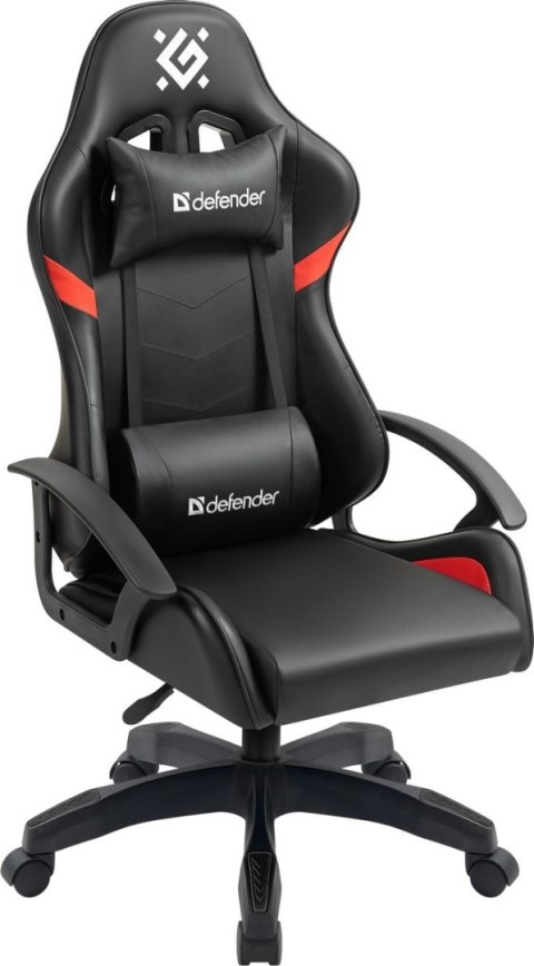 FOTEL DEFENDER SHARM CZERWONO-CZARNY GAMING