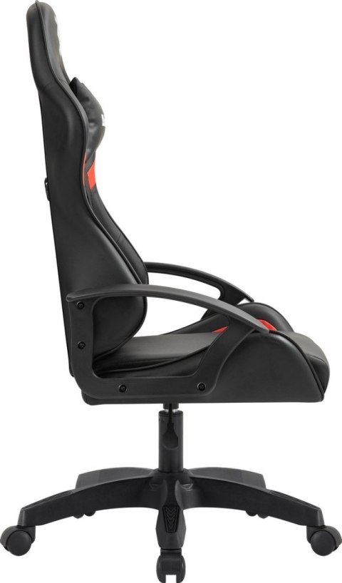 FOTEL DEFENDER SHARM CZERWONO-CZARNY GAMING