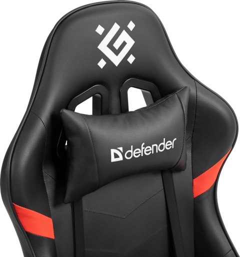 FOTEL DEFENDER SHARM CZERWONO-CZARNY GAMING