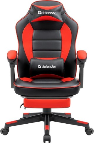 FOTEL DEFENDER TAUROS CZERWONO-CZARNY GAMING
