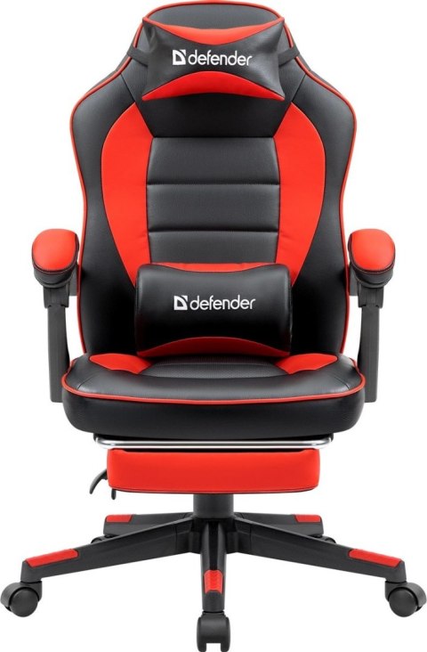 FOTEL DEFENDER TAUROS CZERWONO-CZARNY GAMING
