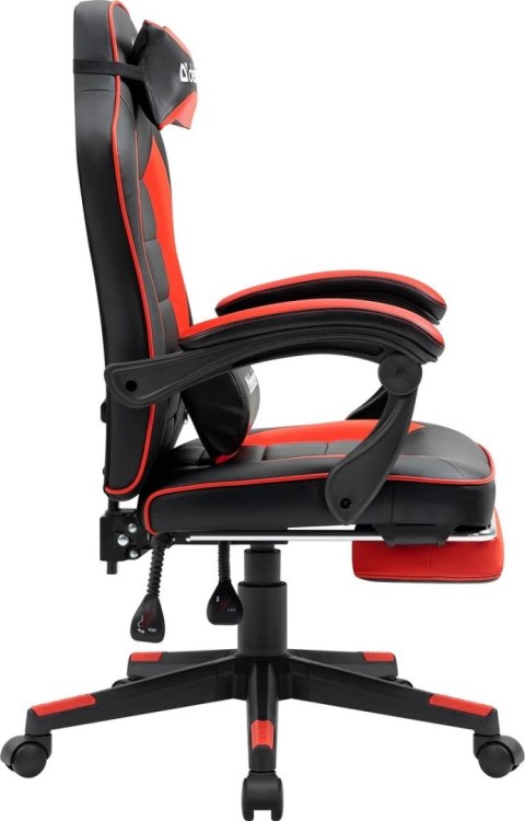 FOTEL DEFENDER TAUROS CZERWONO-CZARNY GAMING