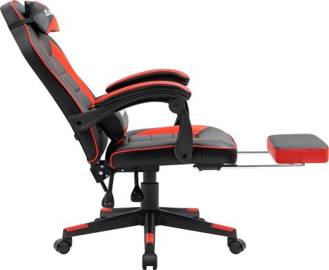 FOTEL DEFENDER TAUROS CZERWONO-CZARNY GAMING