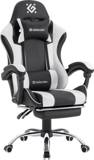 FOTEL DEFENDER TIOS BIAŁO-CZARNY GAMING