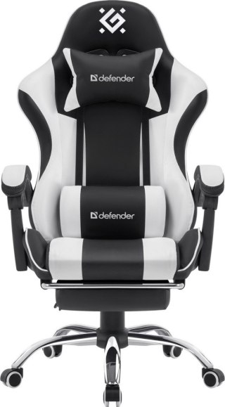 FOTEL DEFENDER TIOS BIAŁO-CZARNY GAMING