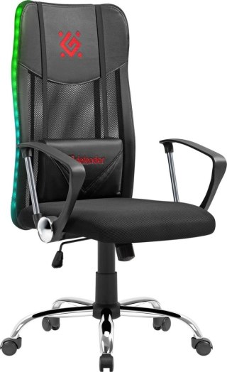 FOTEL DEFENDER TOTEM CZARNY RGB GAMING