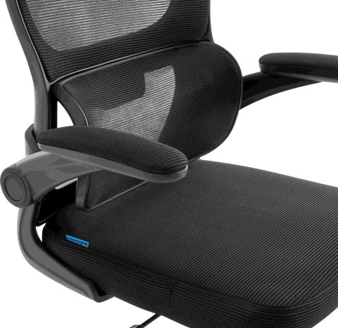 FOTEL DEFENDER VARNA CZARNY GAMING