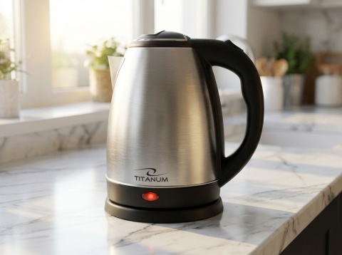 Czajnik Elektryczny Esperanza TITANUM Roraima TKK102X - 1.8L ,1800W, Inox, podstawka 360°