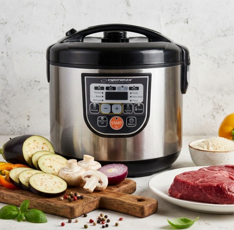 Multicooker Esperanza EKG011 5L 860W - garnek wielofunkcyjny, 11 programów, LCD