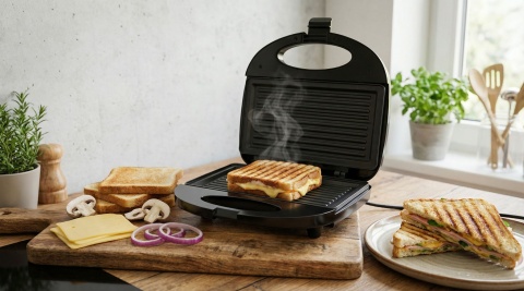 Opiekacz do kanapek Esperanza EKT009 Tortilla 1000W - grill, panini