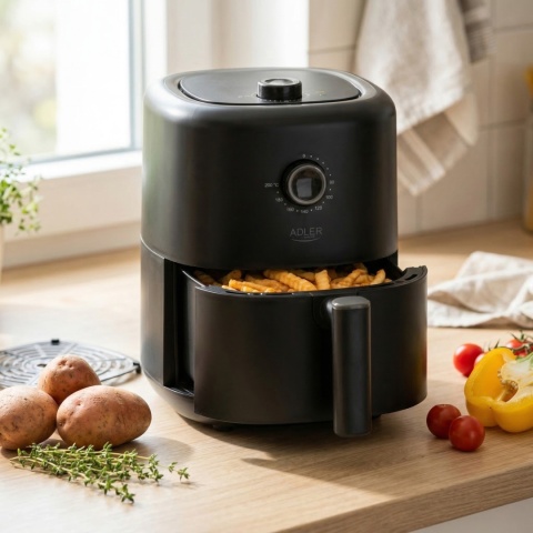 Frytkownica beztłuszczowa Adler AD 6310 Air Fryer 3L 2200W - regulacja temperatury