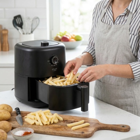 Frytkownica beztłuszczowa Adler AD 6310 Air Fryer 3L 2200W - regulacja temperatury